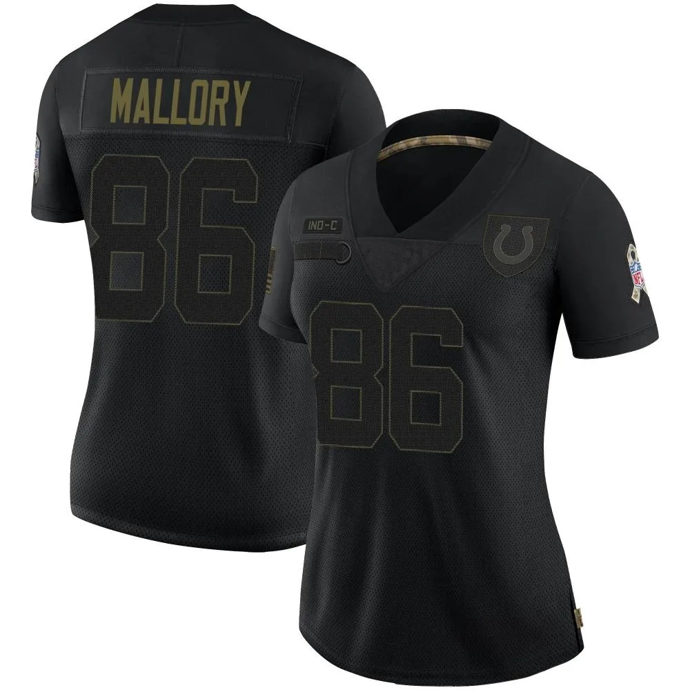 Women's Indianapolis Colts Will Mallory Nike 2020 Salute To Service Limited Black Jersey Women's Indianapolis Colts Will Mallory Nike 2020 Salute To Service Limited Black Jersey
