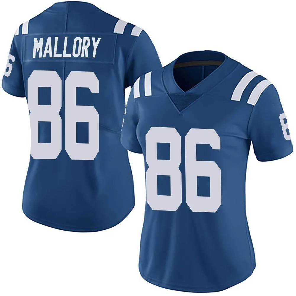 Women's Indianapolis Colts Will Mallory Nike Team Color Vapor Untouchable Limited Royal Jersey