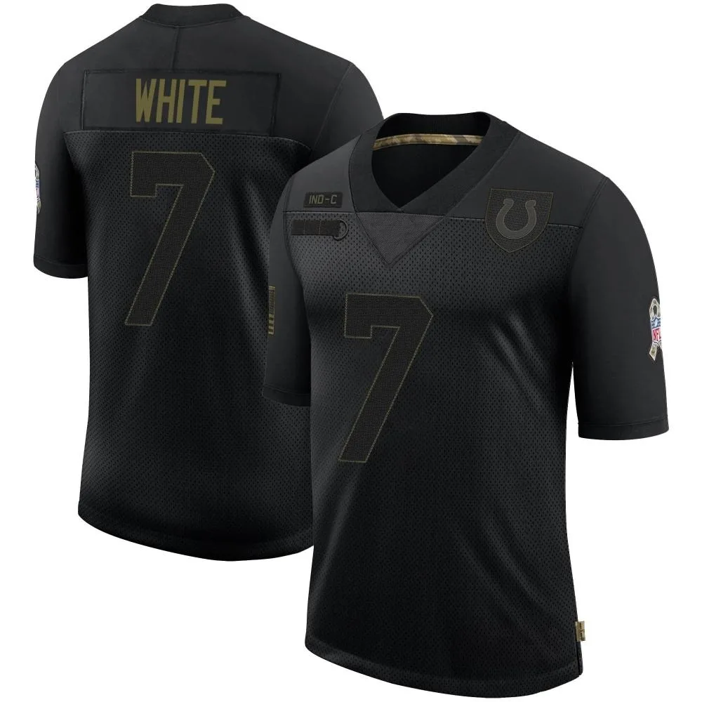 Men's Indianapolis Colts Xavier White Nike 2020 Salute To Service Limited Black Jersey Men's Indianapolis Colts Xavier White Nike 2020 Salute To Service Limited Black Jersey