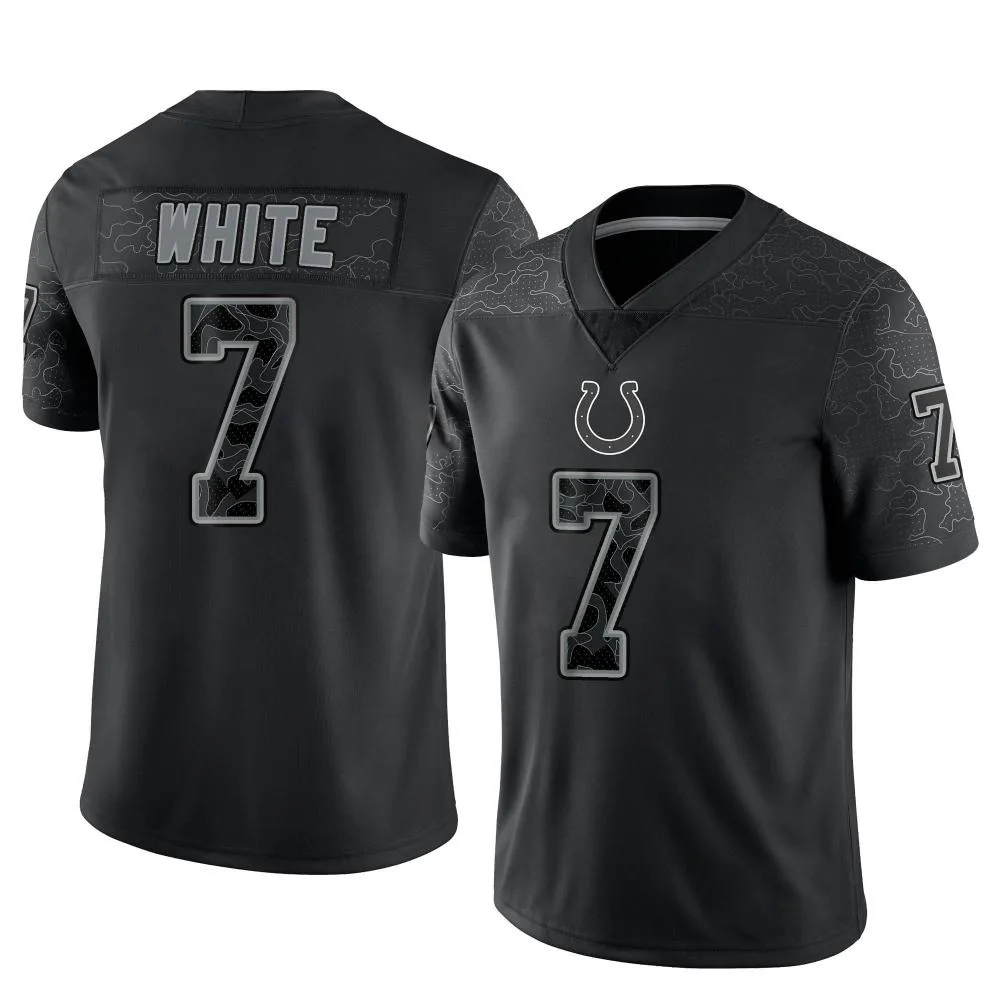 Men's Indianapolis Colts Xavier White Nike Reflective Limited Black Jersey Men's Indianapolis Colts Xavier White Nike Reflective Limited Black Jersey