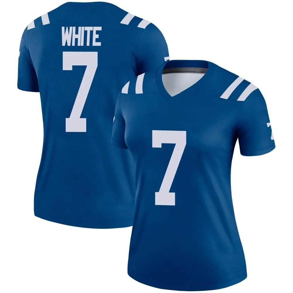Women's Indianapolis Colts Xavier White Nike Legend Royal Jersey Women's Indianapolis Colts Xavier White Nike Legend Royal Jersey