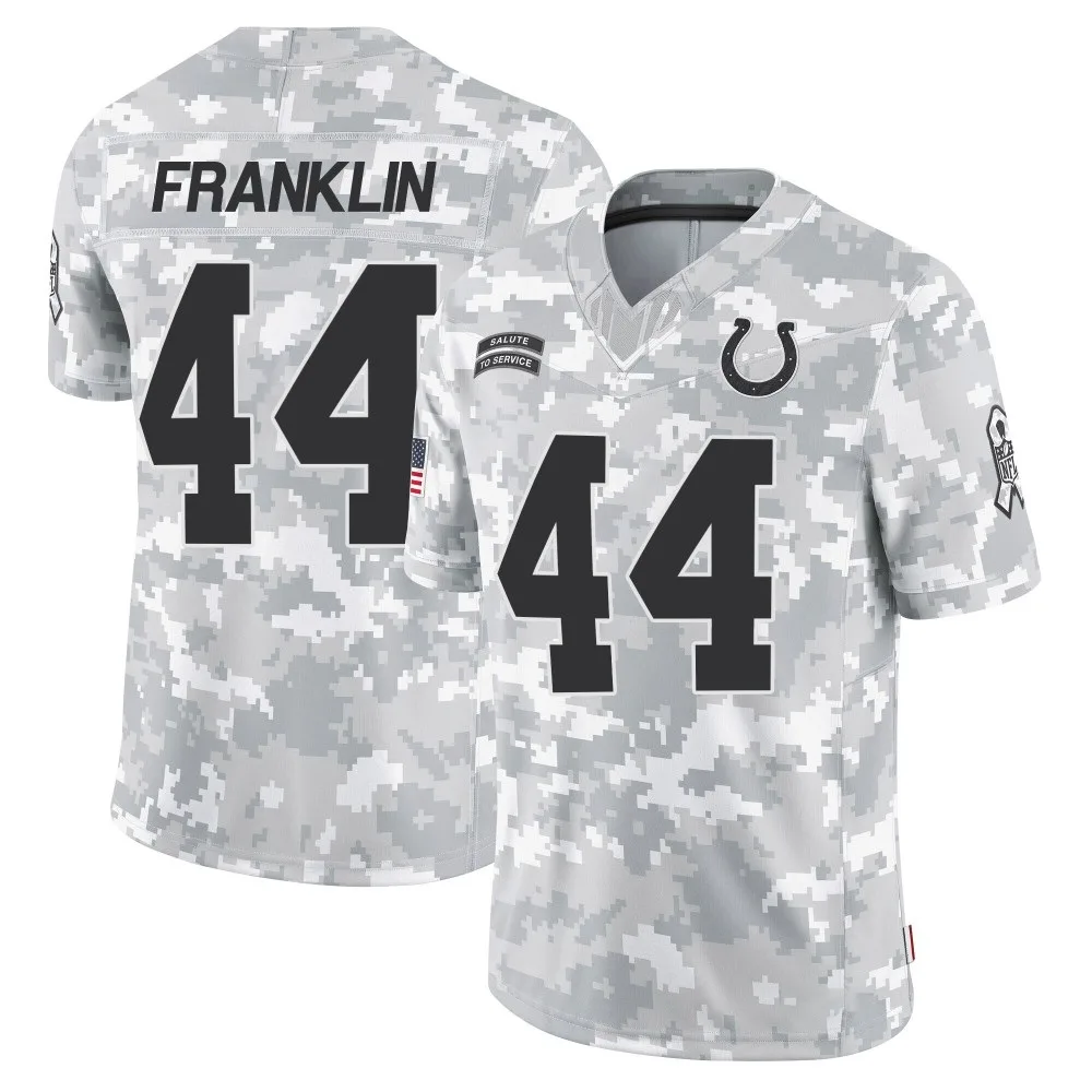 Youth Indianapolis Colts Zaire Franklin Nike 2024 Salute to Service Limited Arctic Camo Jersey Youth Indianapolis Colts Zaire Franklin Nike 2024 Salute to Service Limited Arctic Camo Jersey